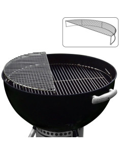 Rejilla de Acero Inoxidable Grillvana Upper Deck 22" (55.88 cm) 2