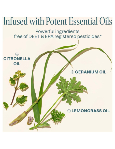 Cliganic Paquete de 10 Pulseras Repelentes Sin DEET