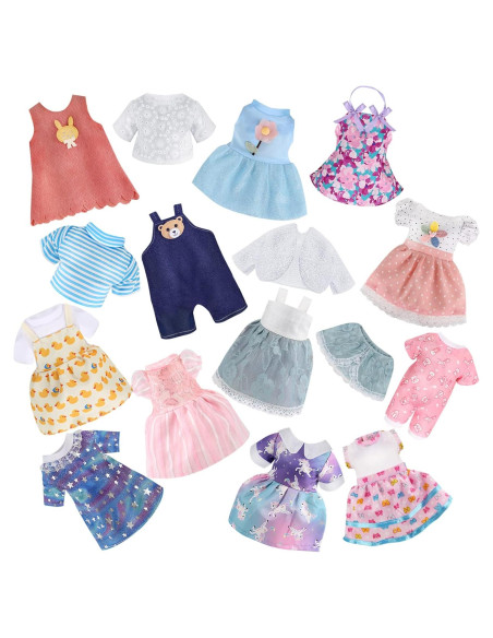 12 Conjuntos de Ropa para Muñecas 30 cm Digabi