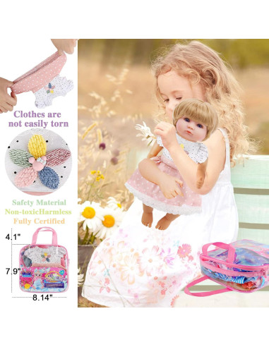 12 Conjuntos de Ropa para Muñecas 30 cm Digabi