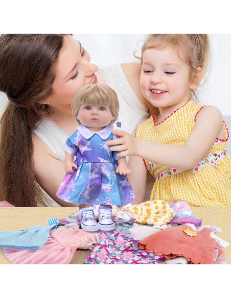 12 Conjuntos de Ropa para Muñecas 30 cm Digabi