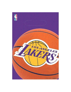 Bolsas de Botín Lakers Amscan 19x17 cm Pack 8 Fiesta