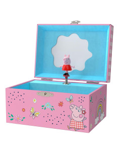 Caja de Joyería Musical Peppa Pig - 15.2x11.9x8.9 cm