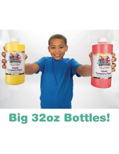 Pintura Tempera Líquida S&S Worldwide 12 Colores 11.4 L
