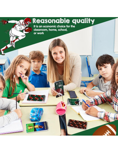 Faccito 32 Mini Blocs de Notas Fútbol para Niños