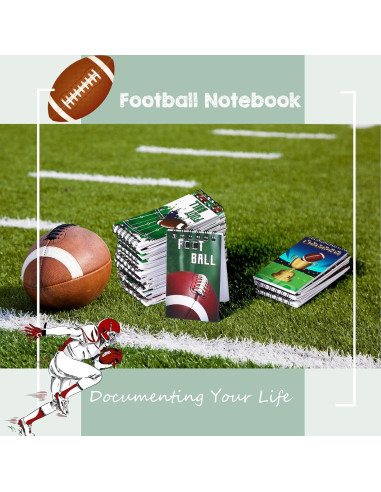 Faccito 32 Mini Blocs de Notas Fútbol para Niños