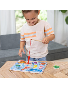 Juego de Pesca Magnético de Madera Melissa & Doug 10 Piezas 2