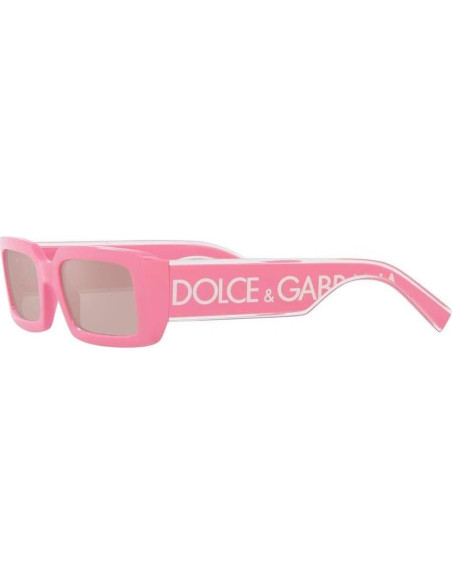 Gafas de sol rectangulares Dolce & Gabbana para mujer - Rosa