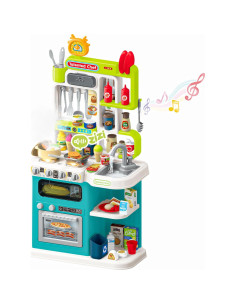 Juego de Cocina para Niños Max & Deril 96 Piezas Verde 2