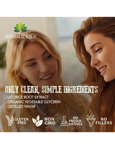 Extracto de Raíz de Regaliz Orgánico Herbalicious 59.15 ml