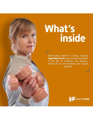 Cápsulas de Ajo Negro Envejecido 2000 mg HealthFare | 90 Veganas