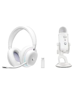 Auriculares Gaming Inalámbricos Logitech G735 + Micrófono Yeti USB