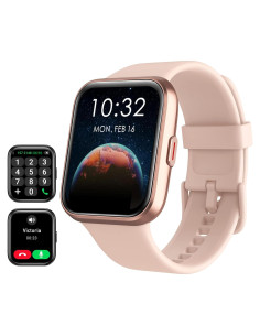 Reloj Inteligente Tensky 1.8" Rosa con Alexa y Fitness