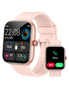 Reloj Inteligente Yoever IDW20 Rosa Bluetooth con Alexa