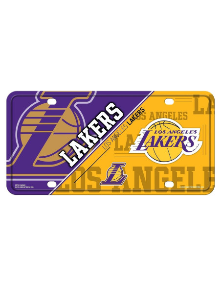 Etiqueta Metálica Rico Industries Lakers 21.6x27.9 cm