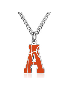 Collar Inicial Baloncesto AIAINAGI Acero Inoxidable 55,88 cm