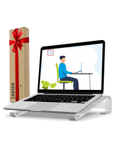 Soporte para Laptop KYQEE Ergonómico 11-17.3" Plata