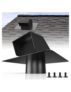 Tapa de Ventilación de Techo 10 cm POOWEE - Acero Resistente