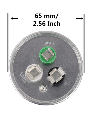 Capacitor BOJACK CBB65 50+10 uF 440V para Aire Acondicionado