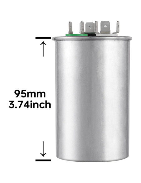 Capacitor BOJACK CBB65 50+10 uF 440V para Aire Acondicionado