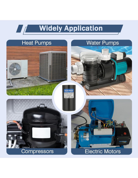 Capacitor de Arranque VEXUNGA CD60 270-324 uF 110-125V