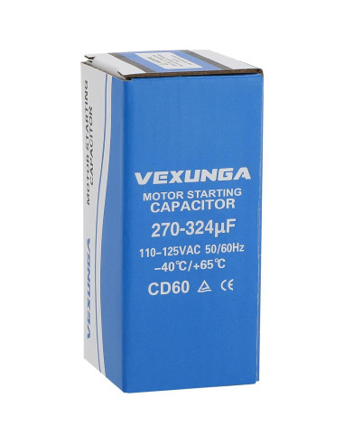 Capacitor de Arranque VEXUNGA CD60 270-324 uF 110-125V