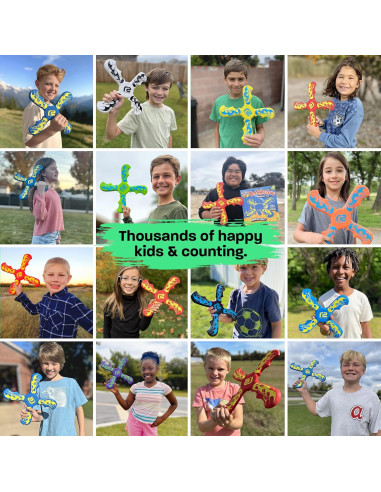 Boomerang Azul Refresh Sports - Juguete Seguro para Niños