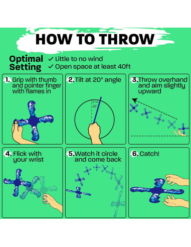 Boomerang Azul Refresh Sports - Juguete Seguro para Niños