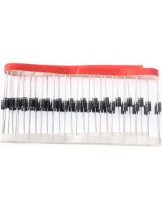 Diodo Rectificador 1N5408 Yetaida 3A 1000V Paquete 100 Piezas 2