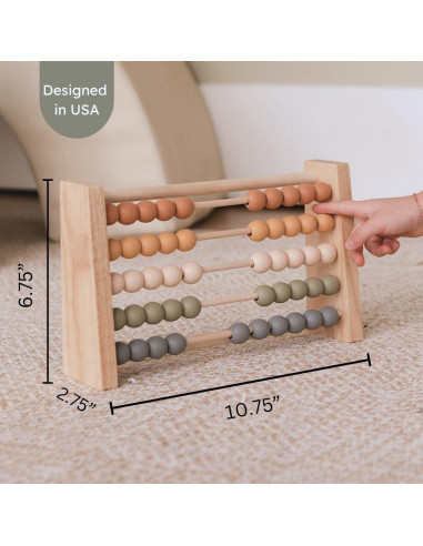 Juguete STEM Abaco Boho Brooklyn 27x7x17cm Multicolor