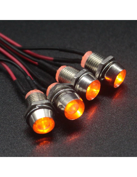 30 Soportes LED de 5mm InnoHHustle de Cobre para Panel