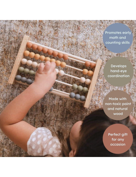 Juguete STEM Abaco Boho Brooklyn 27x7x17cm Multicolor