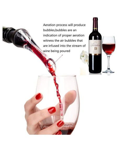 Aireador de Vino Altatac Woodpecker con Estuche - Sin Goteo