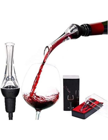 Aireador de Vino Altatac Woodpecker con Estuche - Sin Goteo