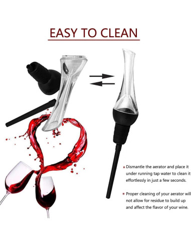 Aireador de Vino Altatac Woodpecker con Estuche - Sin Goteo