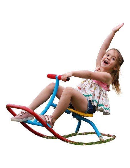 Caballo Balancín PLATPORTS para Niños - Juguete Seguro Rojo