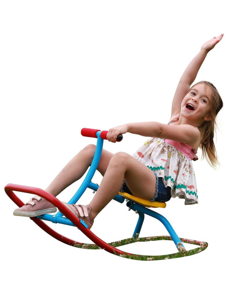 Caballo Balancín PLATPORTS para Niños - Juguete Seguro Rojo