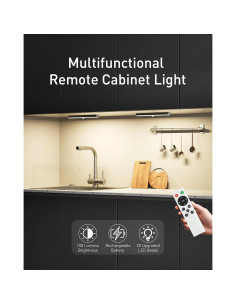 Iluminación LED SZOKLED 4 Paquetes con Control Remoto Recargable 2