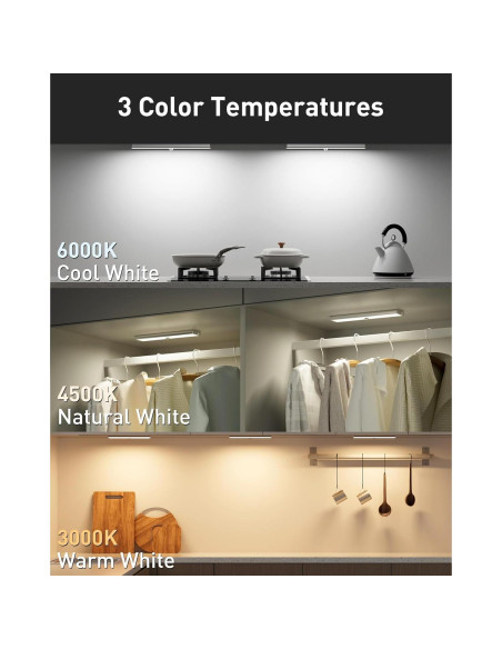 Iluminación LED SZOKLED 4 Paquetes con Control Remoto Recargable Iluminación LED SZOKLED 4 Paquetes con Control Remoto Recargable