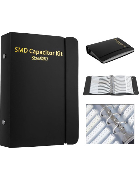 Kit de Capacitores SMD 0805 EMGTMS - 2300pcs Variedad