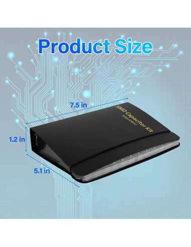 Kit de Capacitores SMD 0805 EMGTMS - 2300pcs Variedad