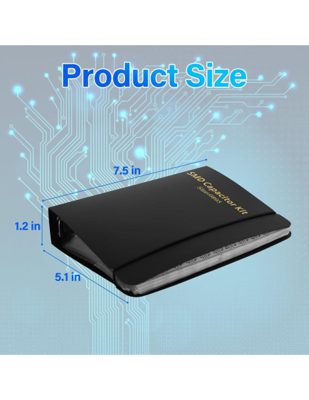 Kit de Capacitores SMD 0805 EMGTMS - 2300pcs Variedad