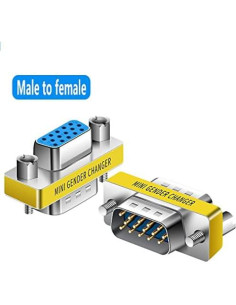 Adaptador VGA Macho a Hembra 10-Pack LNHCAW 15 Pines 2