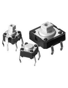 Interruptor Táctil SPST-NO Omron B3F-3122 50mA Montaje en Placa