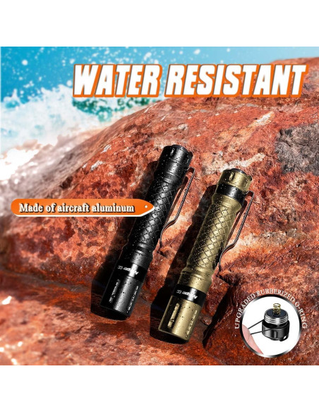 Mini Linterna LED 180 Lúmenes AAclass Compacta Resistente Agua Mini Linterna LED 180 Lúmenes AAclass Compacta Resistente Agua