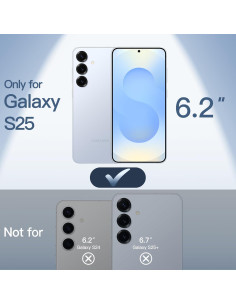 Funda Ultra Delgada JETech para Samsung Galaxy S25 5G - Azul Hielo 2