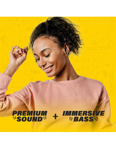 Auriculares KICKER TWS2 Inalámbricos Bluetooth con Micrófono