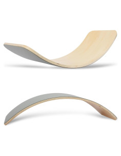 Tabla de Equilibrio de Madera Natural Woodenfun 83.82 cm Gris