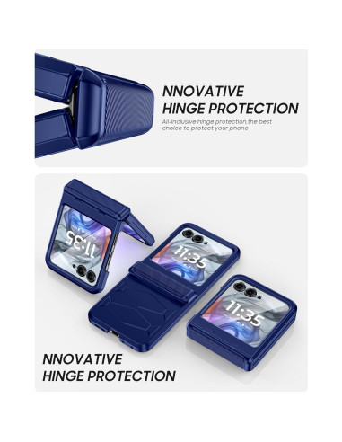 Funda Vizvera para Motorola Razr 2025 con Protector de Pantalla