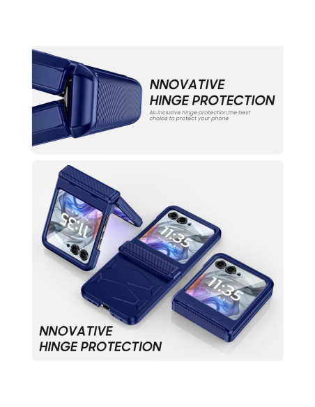 Funda Vizvera para Motorola Razr 2025 con Protector de Pantalla